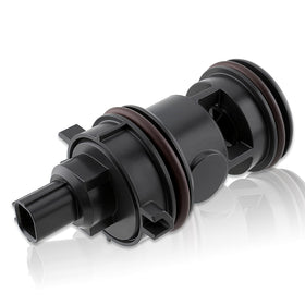 AUTOKAY purge valve front view showing compact design and direct-fit benefit