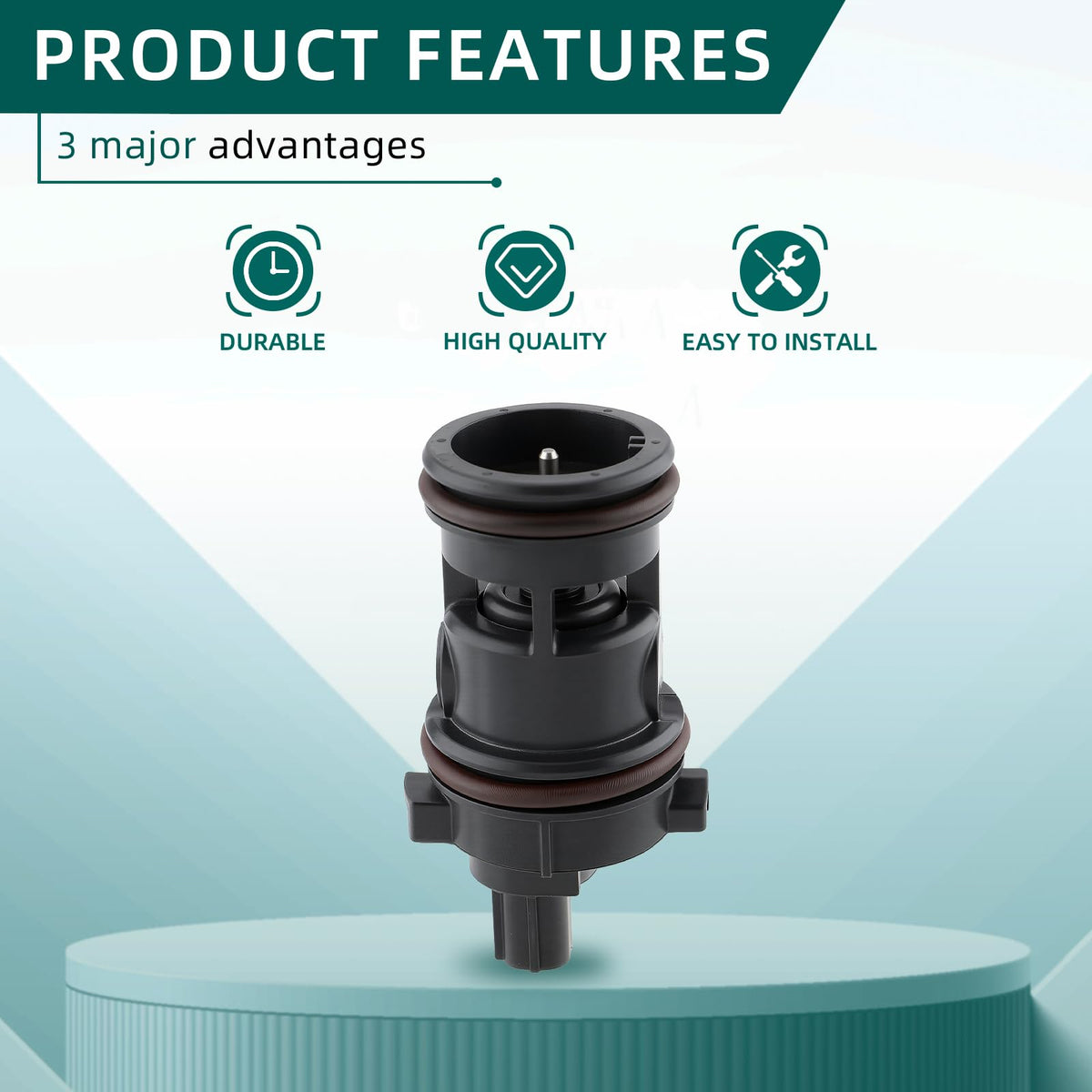 AUTOKAY purge valve installed in engine bay demonstrating easy replacement benefit
