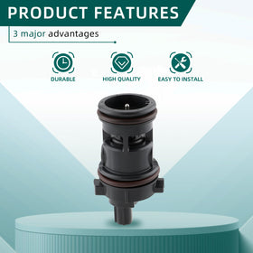 AUTOKAY purge valve installed in engine bay demonstrating easy replacement benefit