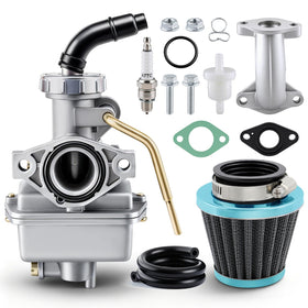 AUTOKAY PZ20 carburetor front view showing clean casting and fitment benefit
