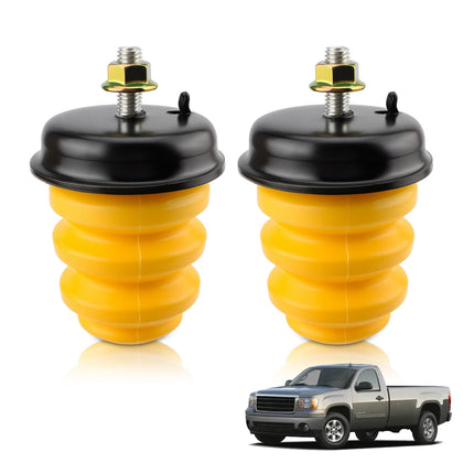 AUTOKAY front view of rear frame bump stop showing shape and fit for easy identification and replacement