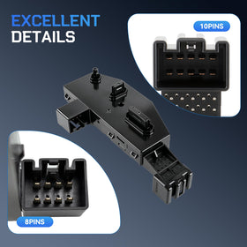 AUTOKAY switch rear connector detail showing OEM-style plug compatibility