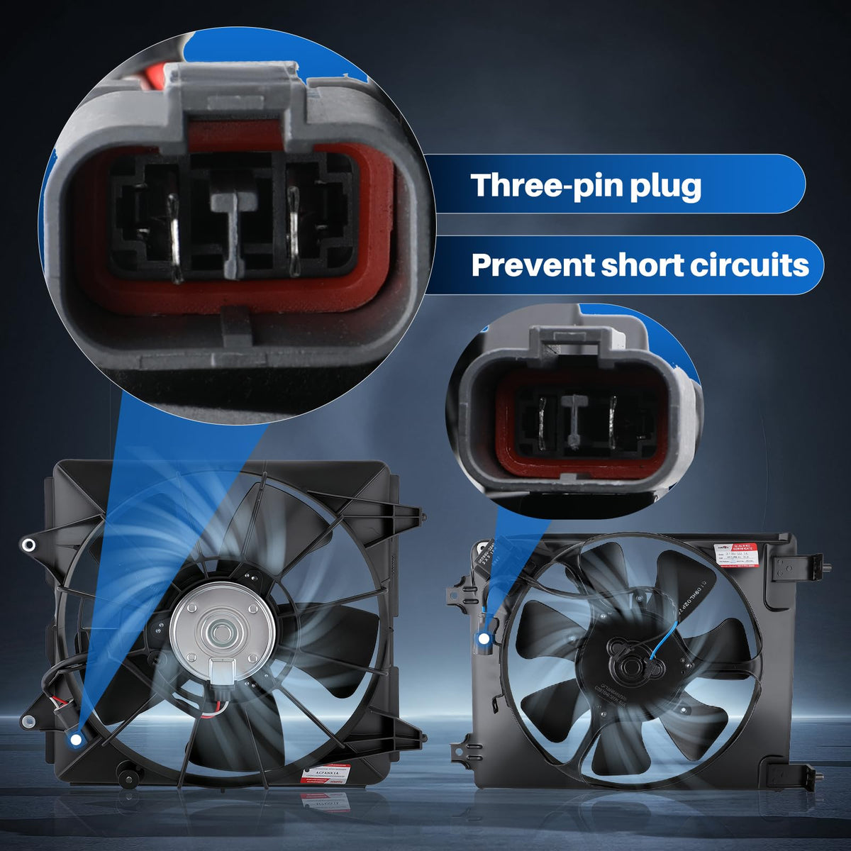 AUTOKAY ABS housing texture showing durable heat-resistant material