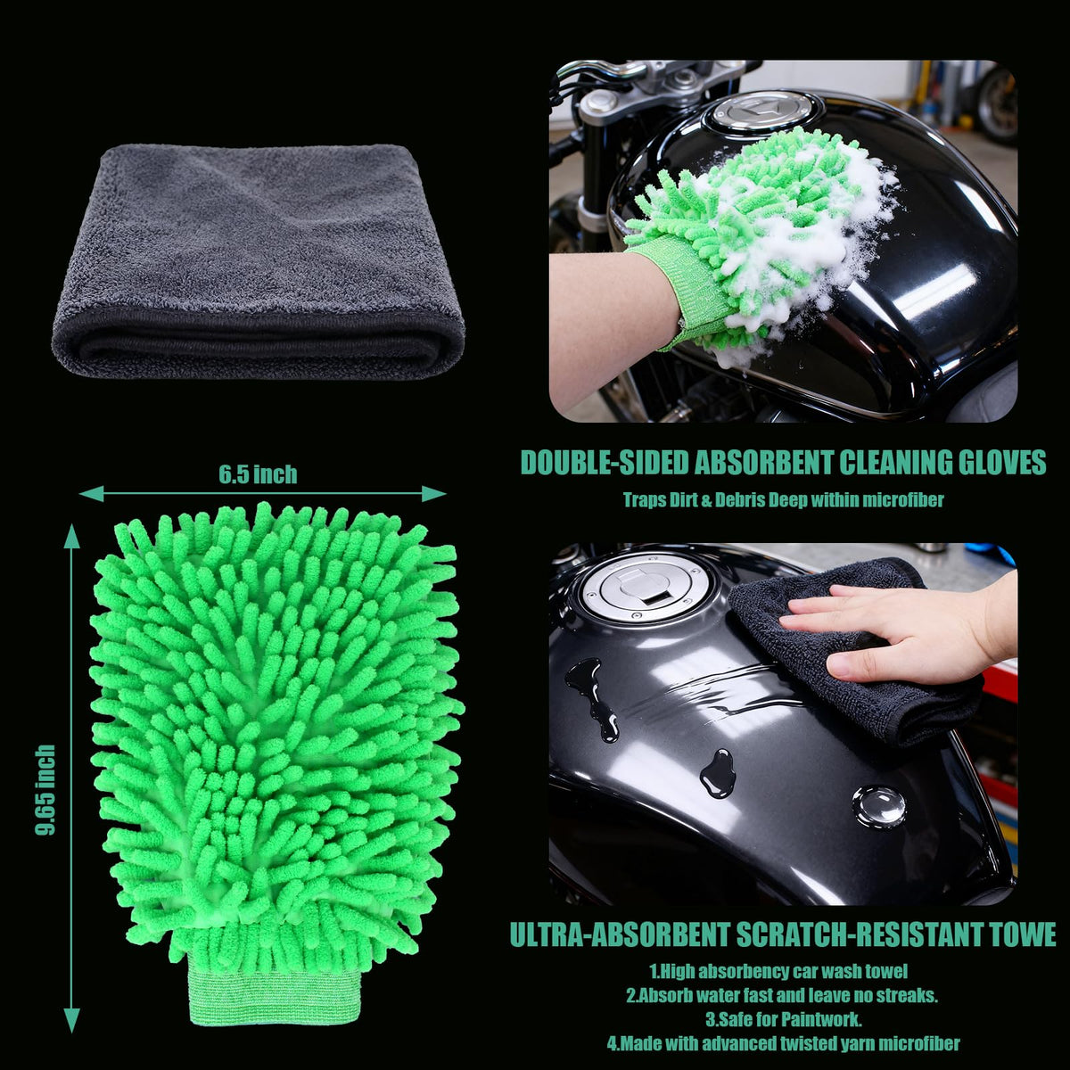 Autokcan chain brush scrubbing chain to remove grease efficiently
