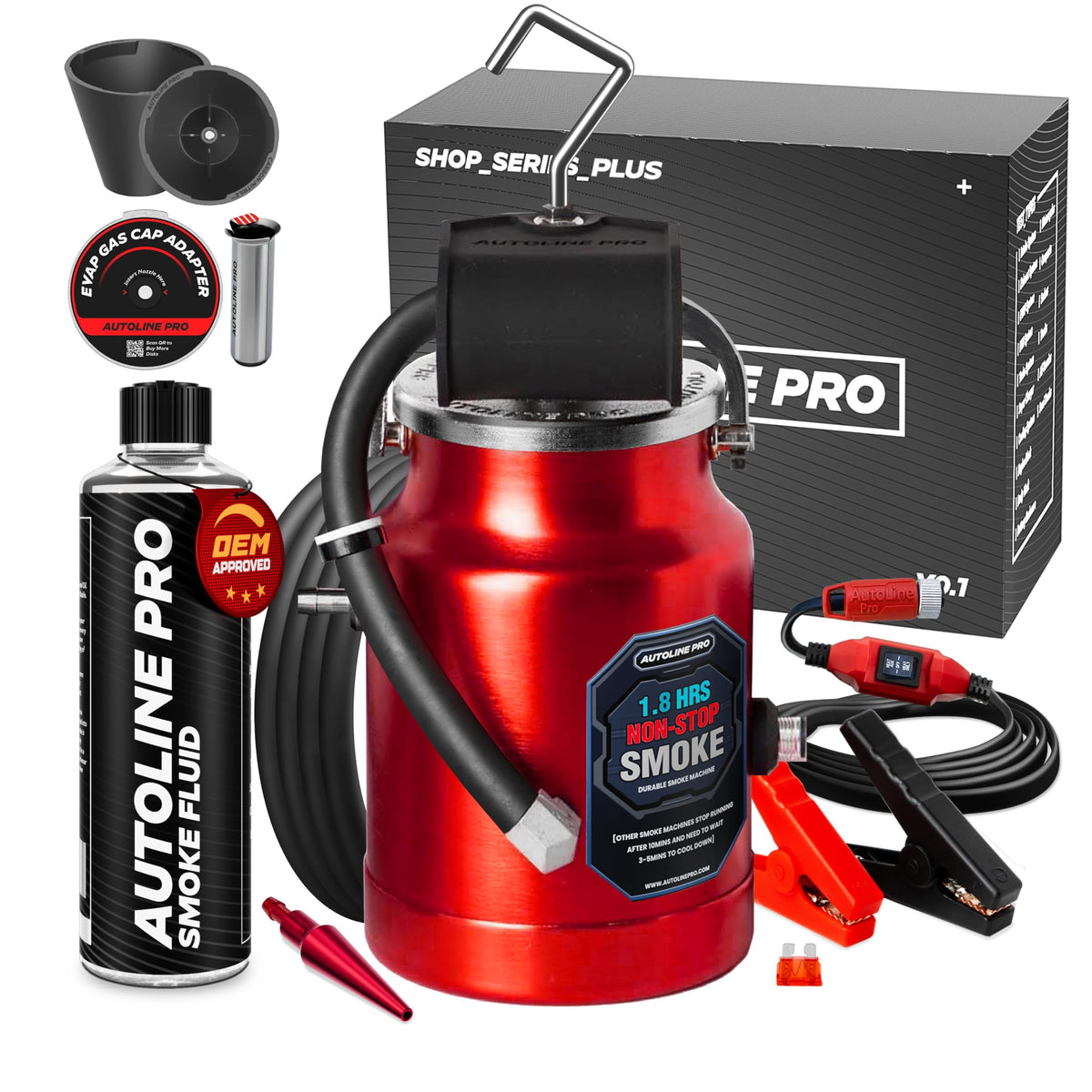 AutoLine Pro front shot showing durable unit and quick setup benefits