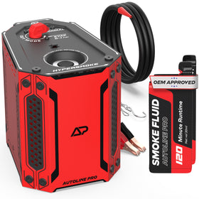AutoLine Pro HyperSmoke front view showing durable housing and handle for portability