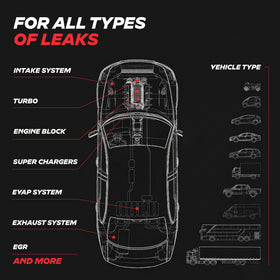 AutoLine Pro held in hand to show compact size and easy portability for technicians