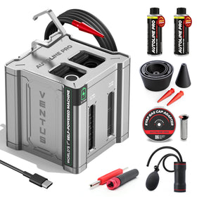 AutoLine Pro Ventus front view showing compact body and controls for portability