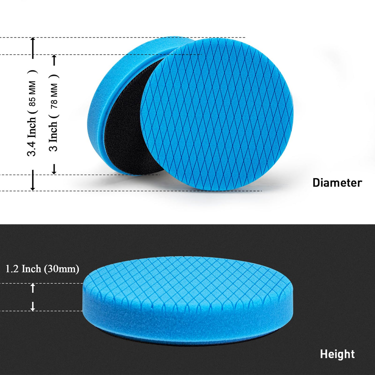 Autolock close-up of foam and wool texture showing compound retention benefit