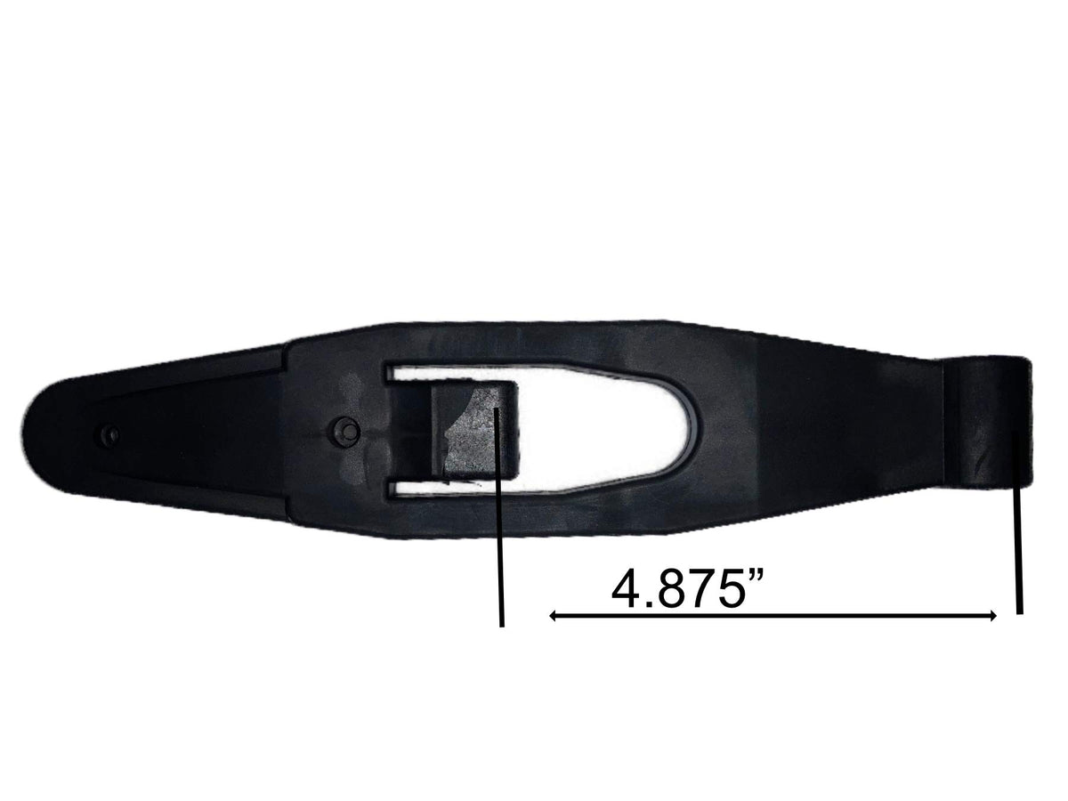 AUTOMANN USA hood latch front view showing stainless finish and secure fit