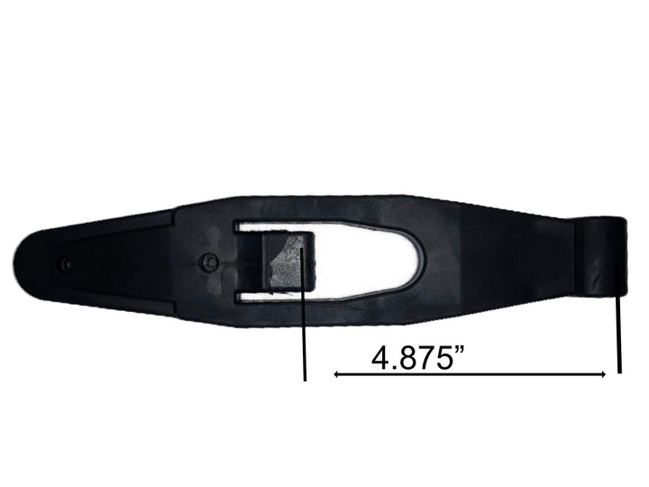 AUTOMANN USA hood latch front view showing stainless finish and secure fit
