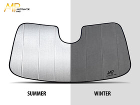 AutoMate Pro reflective Mylar surface reducing heat and blocking sunlight