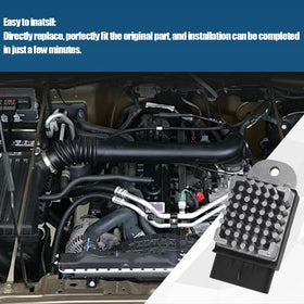 Automkt side profile relay showing compact design for space-saving fit