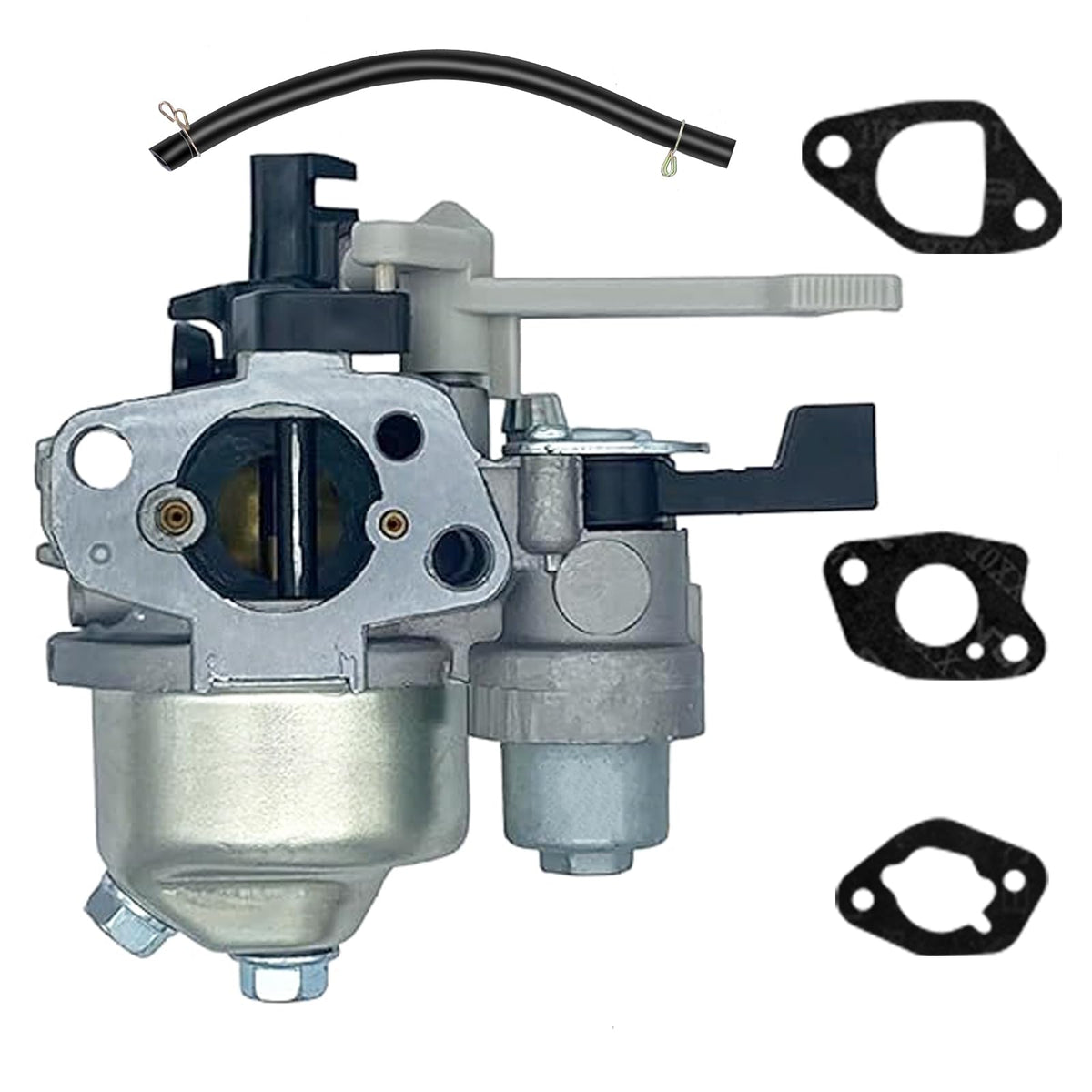Automost HUAYI carburetor front view showing intake and throttle linkage benefit: clear fit visual