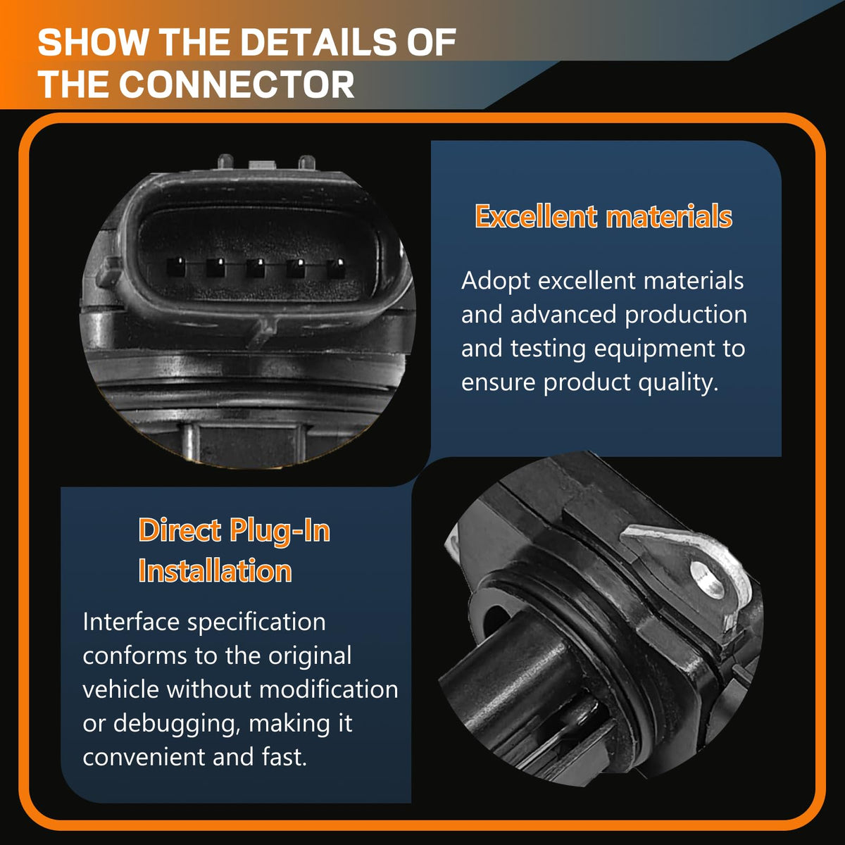 Automost MAF sensor element detail highlighting durable construction and accuracy