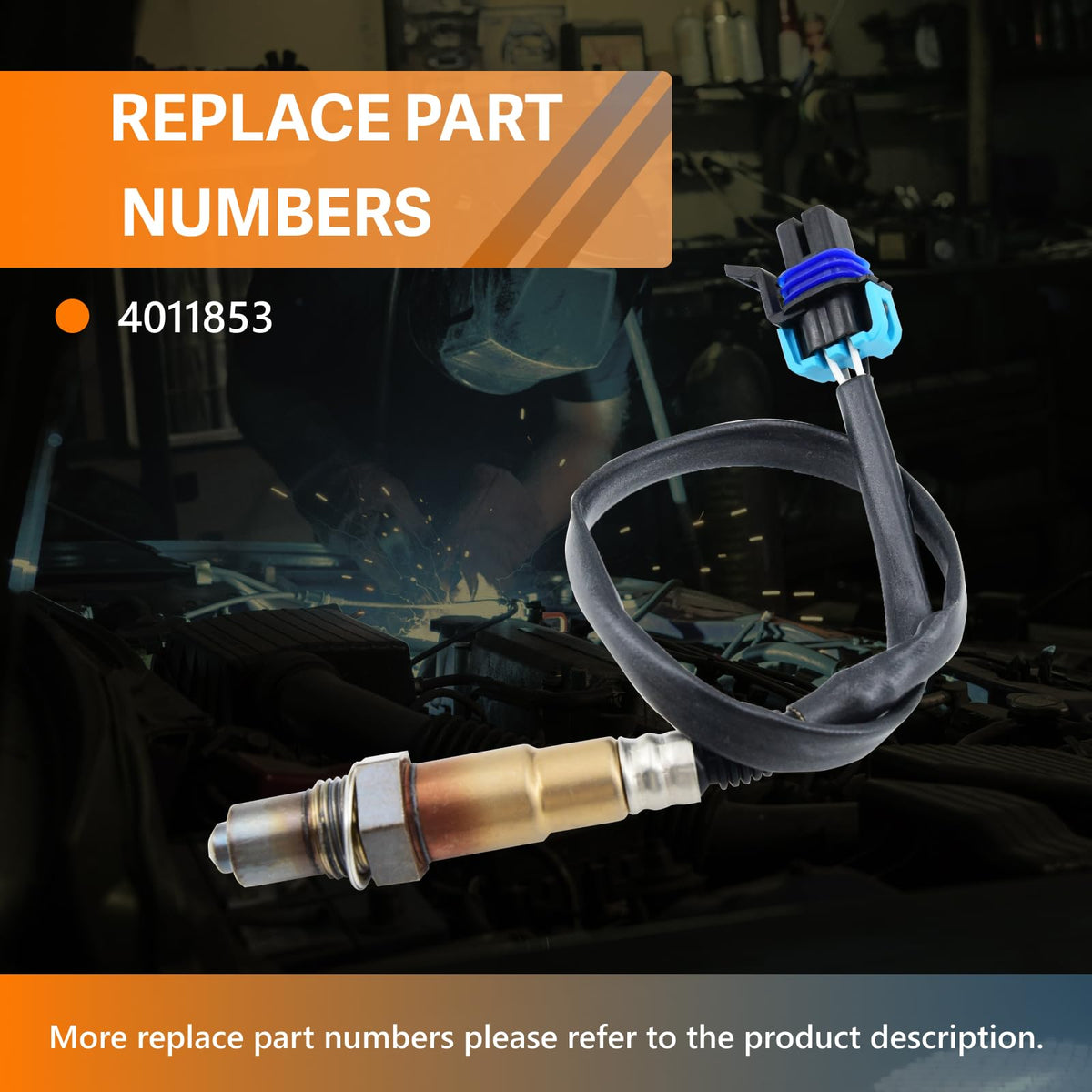 Automost sensor close-up of sensing element for accurate air-fuel readings benefit