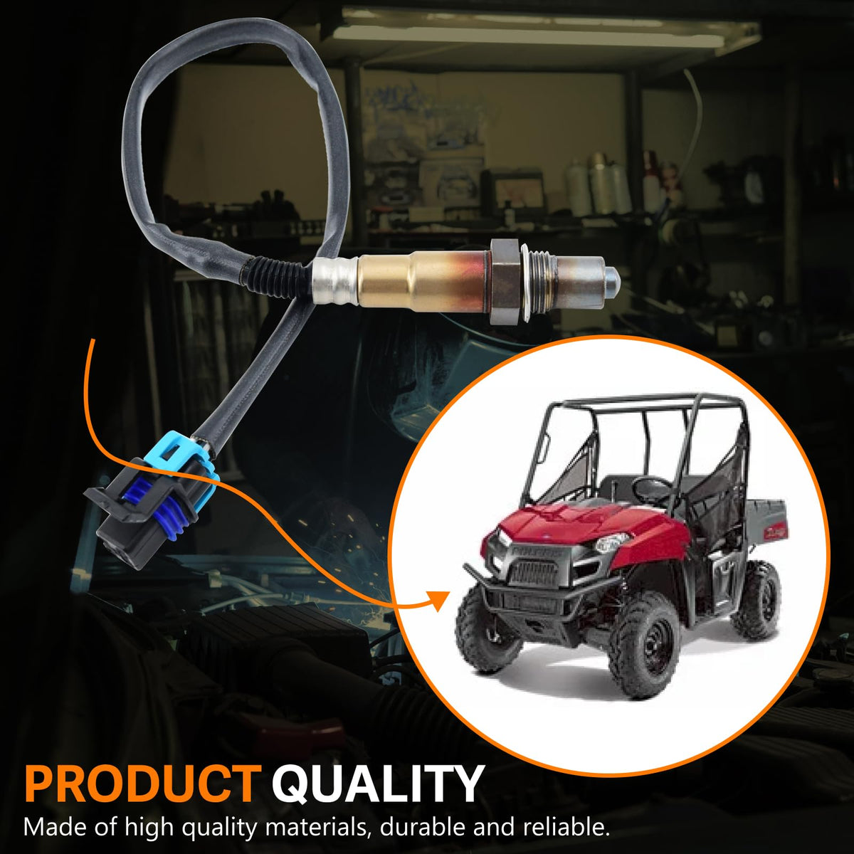 Automost sensor next to ruler showing compact size for simple installation benefit