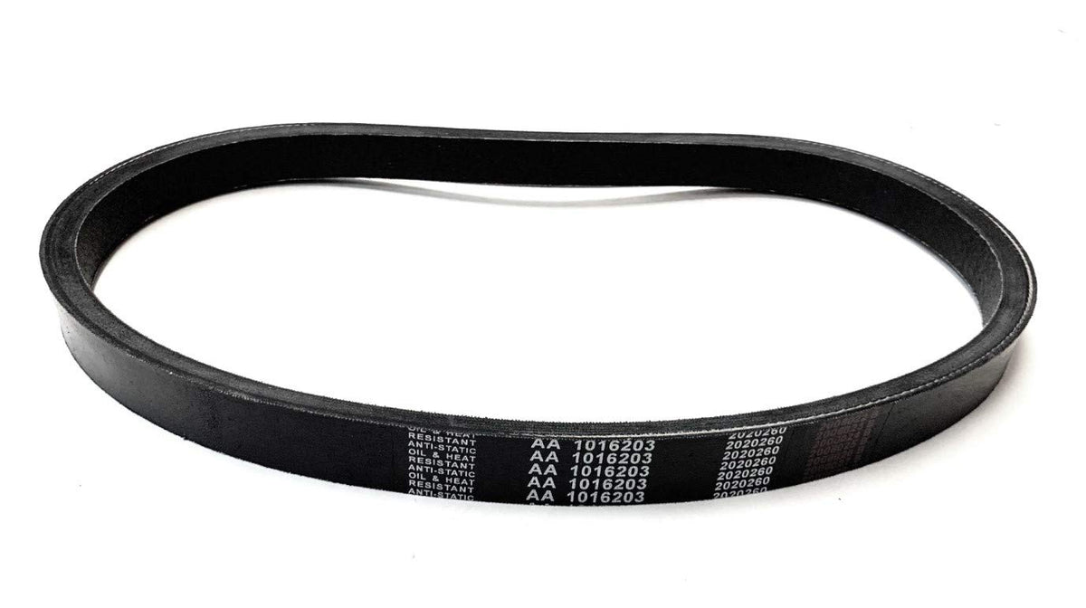 Automotive Authority Club Car clutch drive belt front view showing correct size and fitment