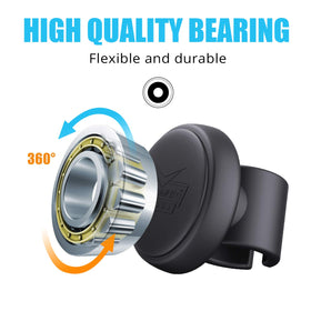 AutoMuko knob installed in car interior demonstrating easier low-speed steering control