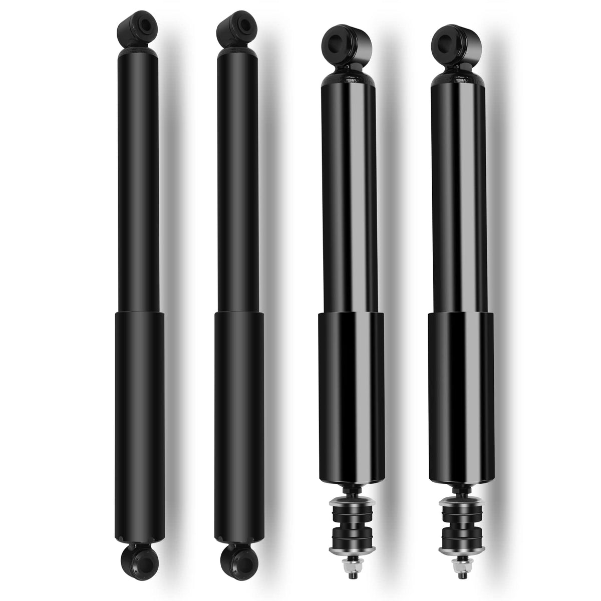 AUTOMUTO front view of shock absorbers showing fit and finish improves durability
