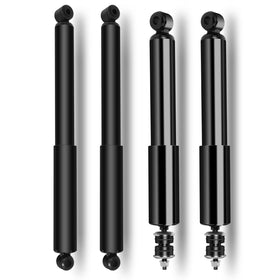 AUTOMUTO front view of shock absorbers showing fit and finish improves durability