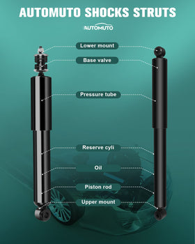AUTOMUTO installed shocks on truck in motion showing steadier handling
