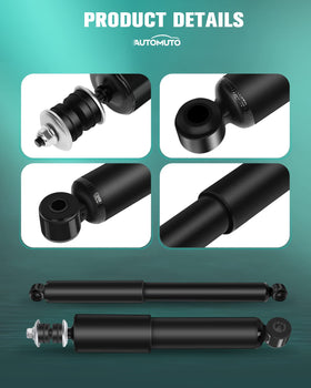 AUTOMUTO rear shock side profile highlighting durable construction benefit