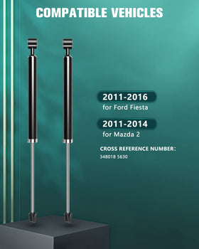 AUTOMUTO rear shock side profile demonstrating compact, direct-fit design