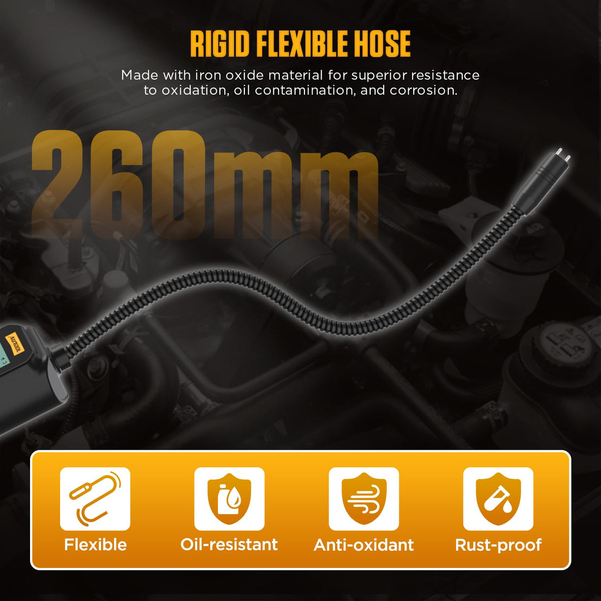 AUTOOL AS501 inside mechanic toolbox for convenient field diagnostics