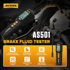 AUTOOL AS501 stainless steel probe close-up for durable corrosion resistance