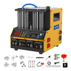 AUTOOL CT160 front panel showing controls and benefits of precise diagnostics