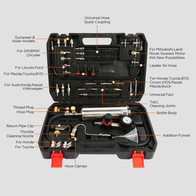 AUTOOL size scale with hand showing compact, workshop-friendly scale benefit
