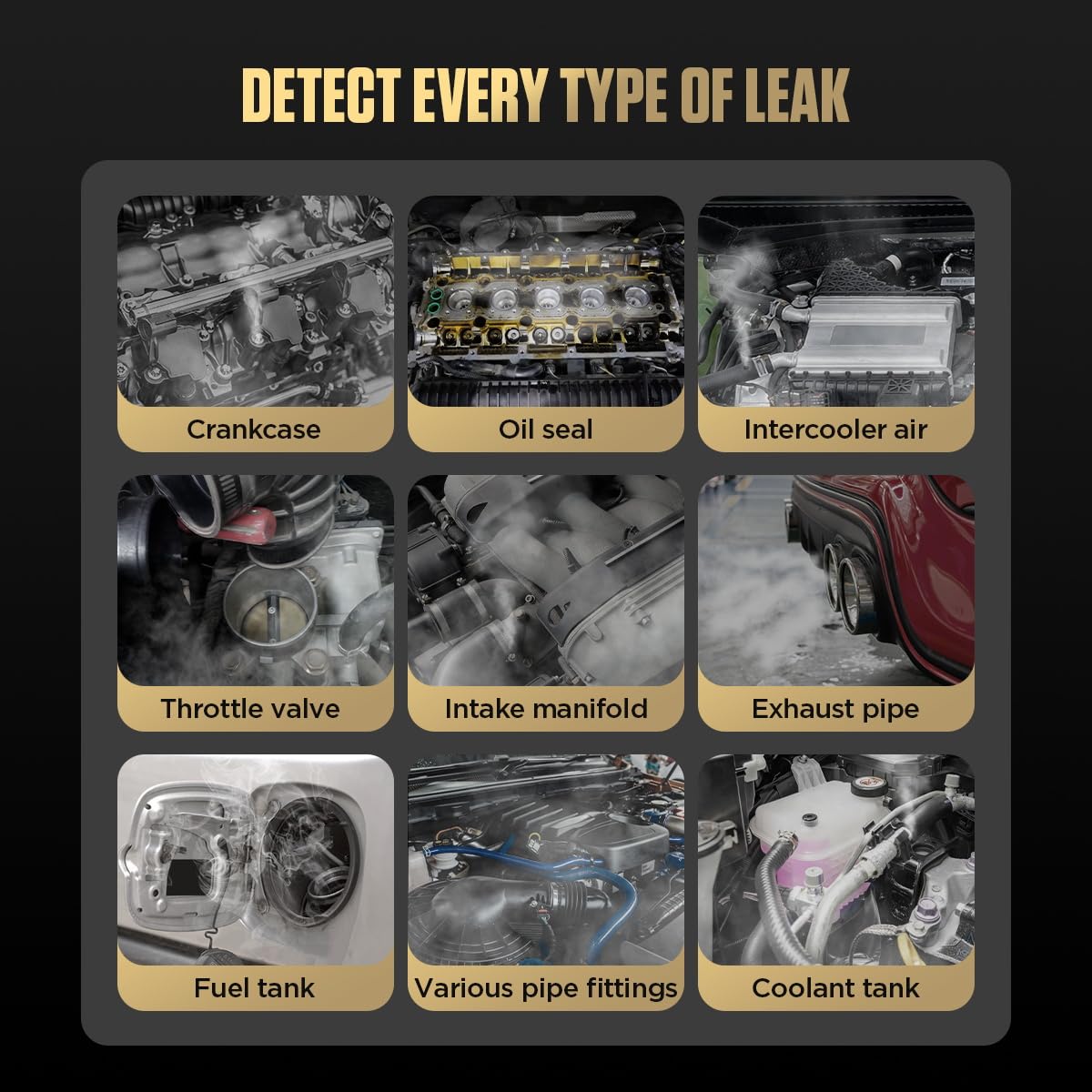 AUTOOL built-in pump detail highlighting integrated compressor for no extra equipment