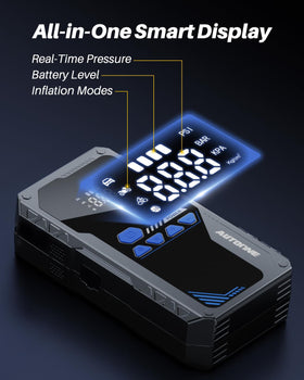 AUTOONE inflating car tire fast to restore safe driving pressure