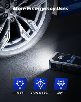 AUTOONE held in hand to show compact size and easy portability