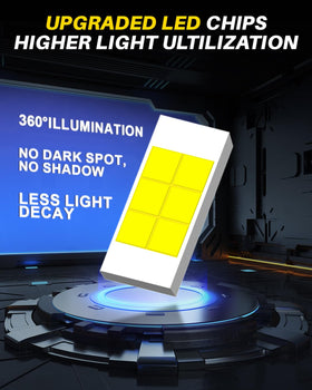 AUTOONE 9005 installed in headlight housing improving road visibility