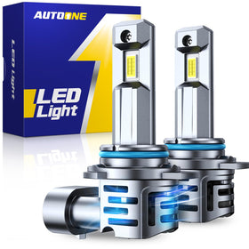 AUTOONE 9012 front packaging showing bulb pair and specs for easy identification