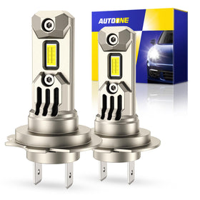AUTOONE H7 front view showing compact plug-and-play design and bright appearance