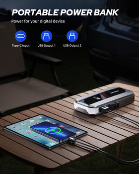 AUTOONE in trunk storage illustrating ready-to-go emergency preparedness