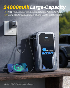 AUTOONE JWA2 LCD pressure reading demonstrating precise inflation control