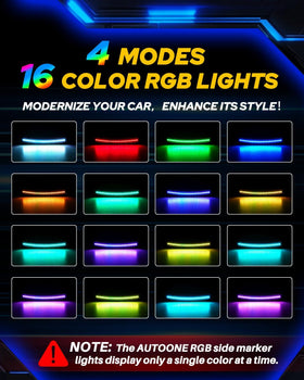 AUTOONE kit with 24-key remote for easy color and mode control