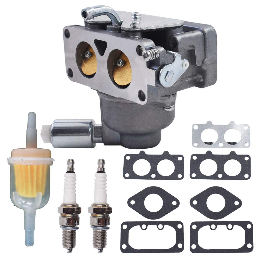 Autoparts carburetor 792295 front view showing fitment for Intek V-Twin and improved fuel flow