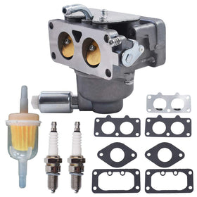 Autoparts carburetor 792295 front view showing fitment for Intek V-Twin and improved fuel flow
