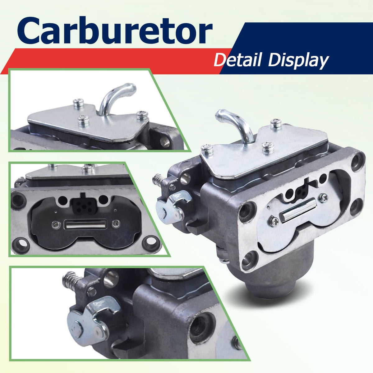 Autoparts fuel inlet and included filter detail illustrating cleaner fuel delivery benefit