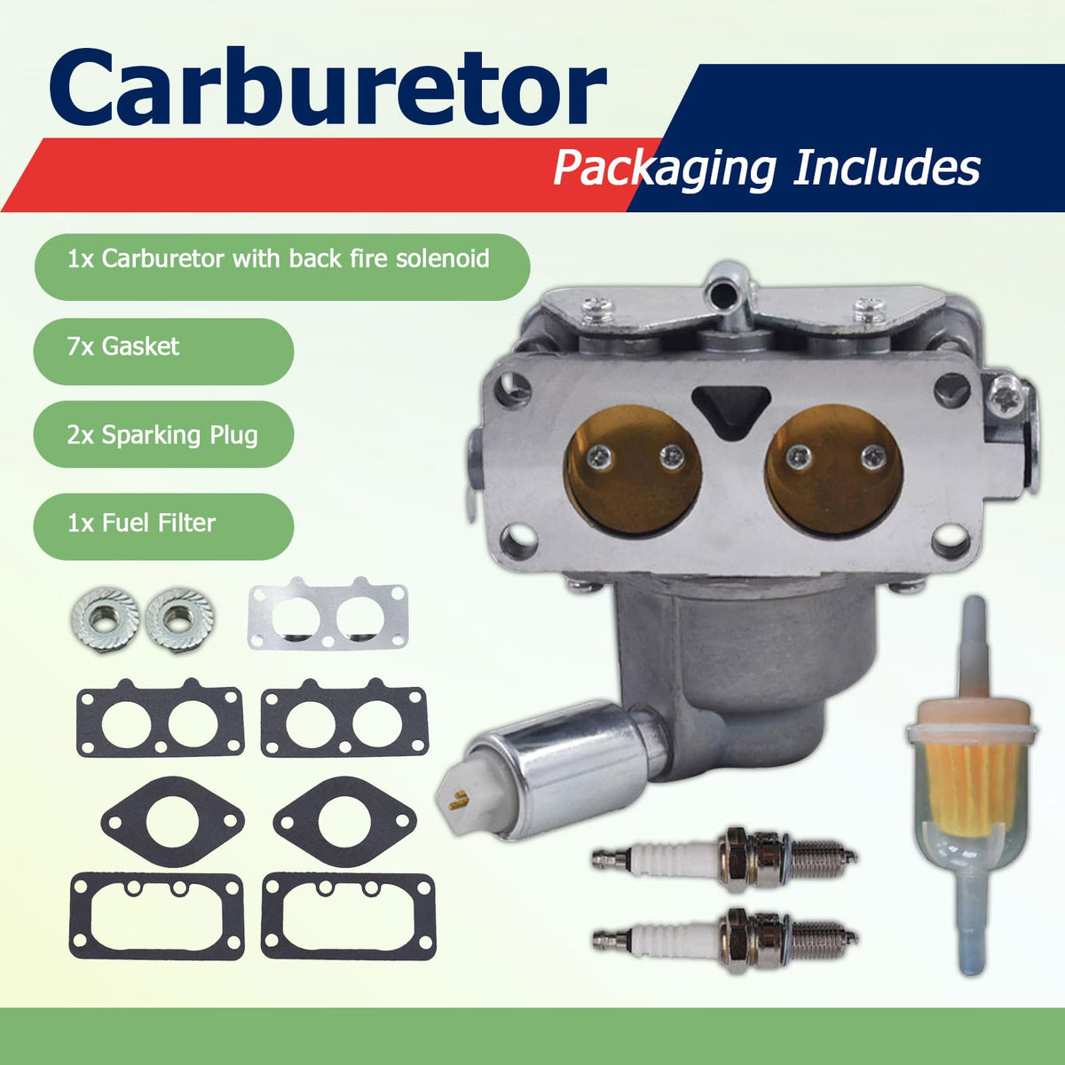 Autoparts carburetor on a workbench during install showing fast service and straightforward swap