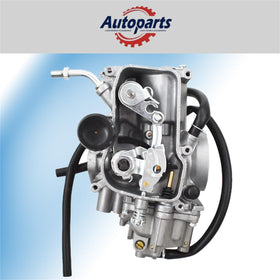 Autoparts carburetor side profile highlighting linkages and durable finish benefit