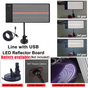 AUTOPDR close-up of LED tube highlighting crisp reflections for accurate repairs