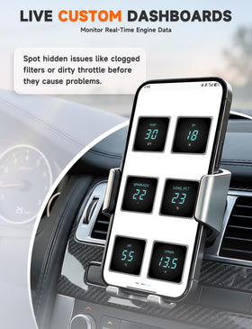 smartphone showing AUTOPHIX 0-60 performance test confirming repair impact