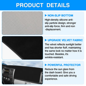 Autorder adhesive pads detail for secure installation without damaging dash
