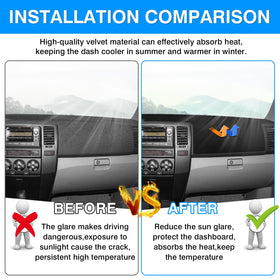 Autorder backside with silicone dots ensures non-slip stability during driving